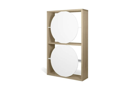 TEMAHOME - Zero Shelving Unit in Light Oak / Pure White / Black - 9500322211 veiw 2