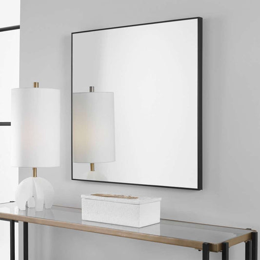 Uttermost - Alexo Black Square Mirror - 09717 veiw 2