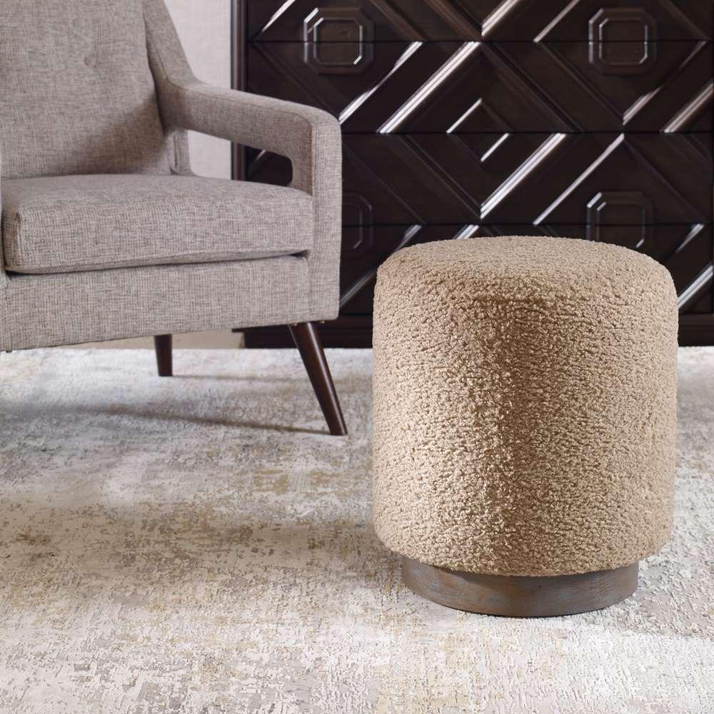 Uttermost - Avila Latte Round Ottoman - 23714 veiw 4