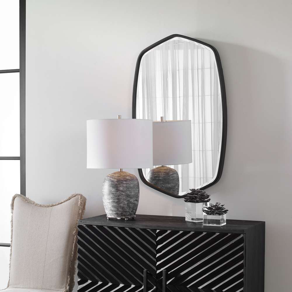 Uttermost - Duronia Black Iron Mirror - 09699 veiw 4