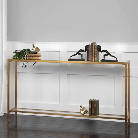 Uttermost - Hayley Gold Console Table - 24685 veiw 2