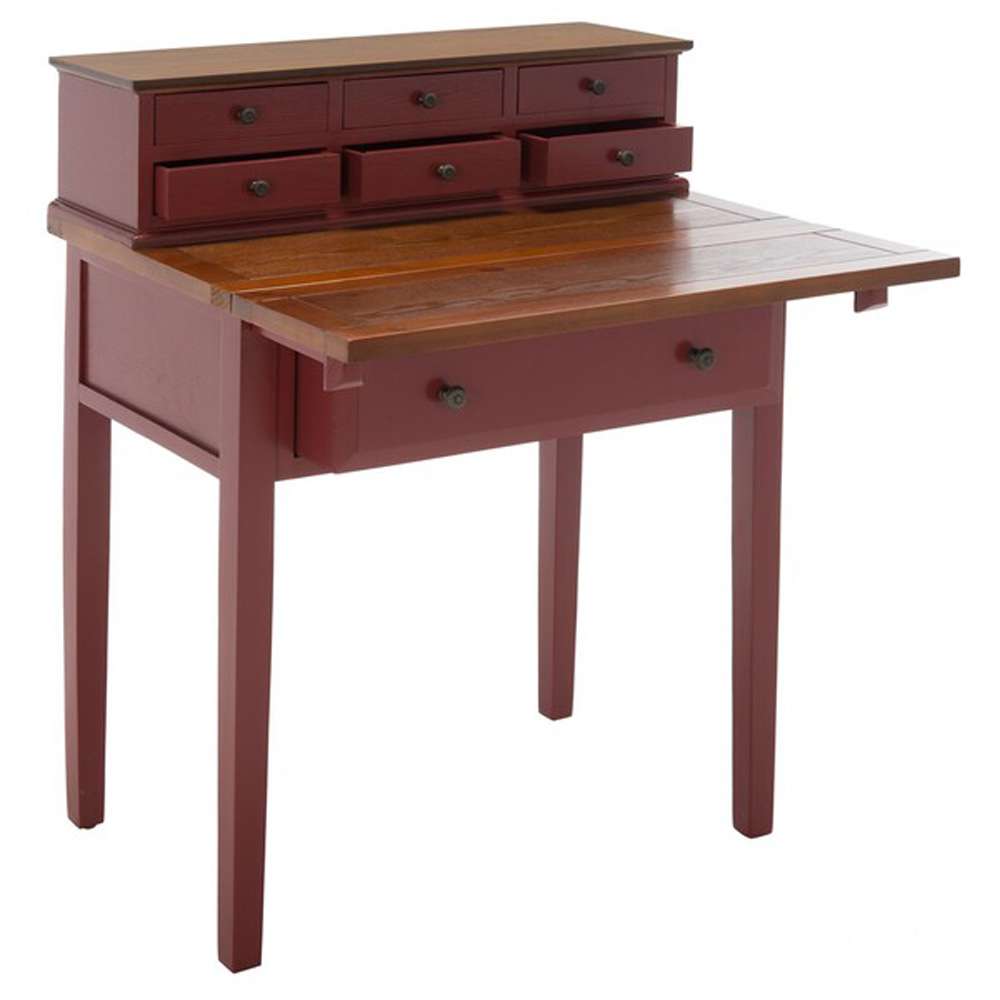 Safavieh - Abigail Desk - Cherry - Oak - AMH6520A veiw 4