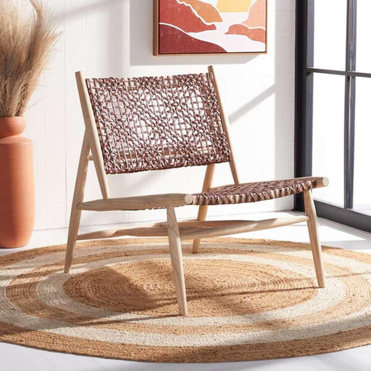 Safavieh - Bandelier Accent Chair - Cognac - Natural - ACH1000F veiw 2