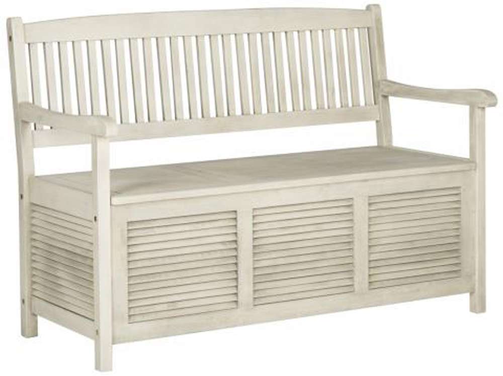 Safavieh - Brisbane Bench - Distressed - White - PAT7017C veiw 2