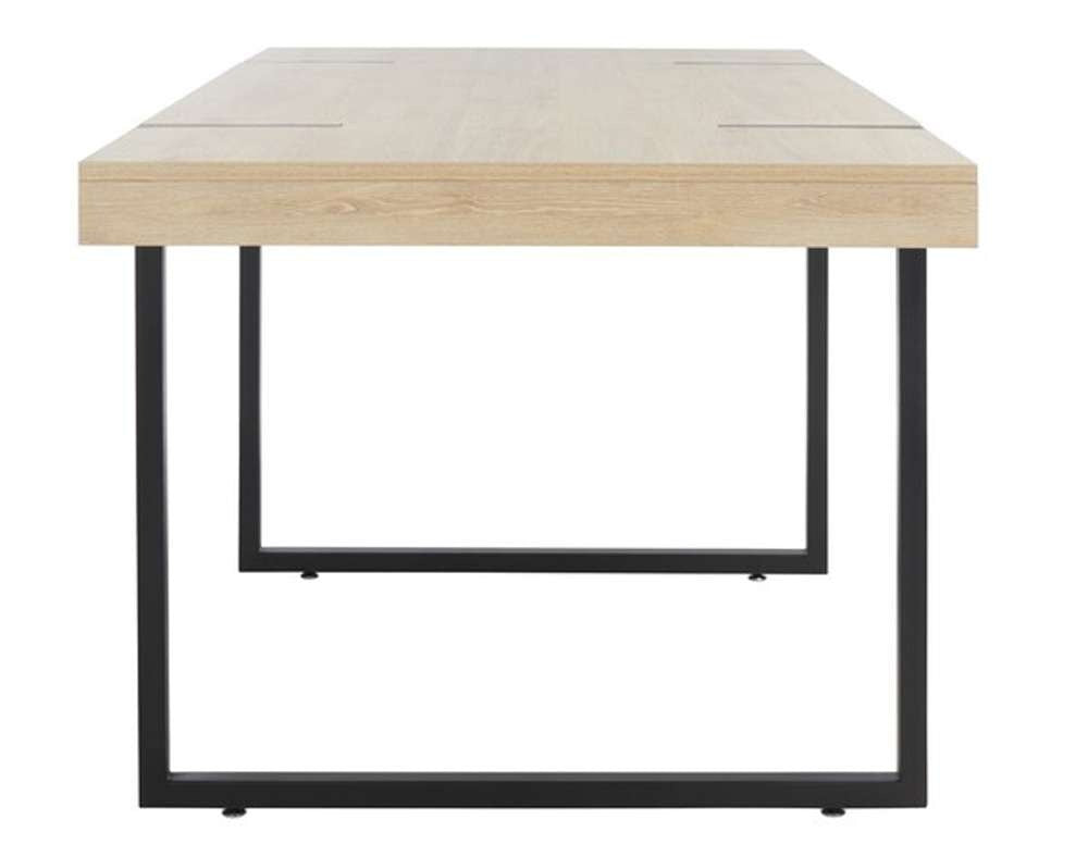 Safavieh - Cael Dining Table - Sand - Black - DTB9300B veiw 4