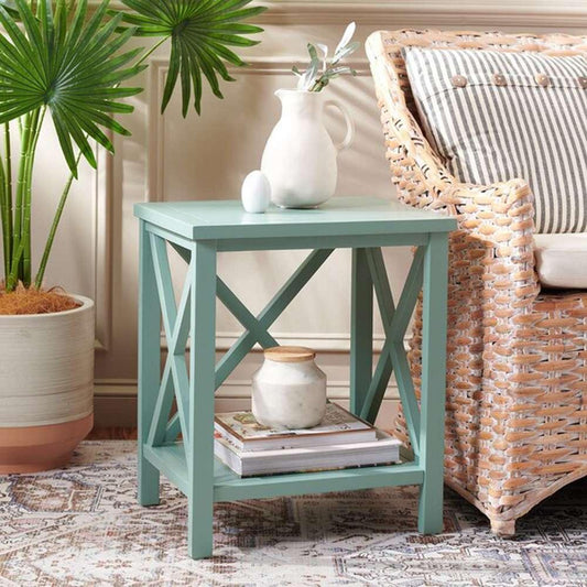 Safavieh - Candace End Table - Dusty Green - AMH6523E veiw 2