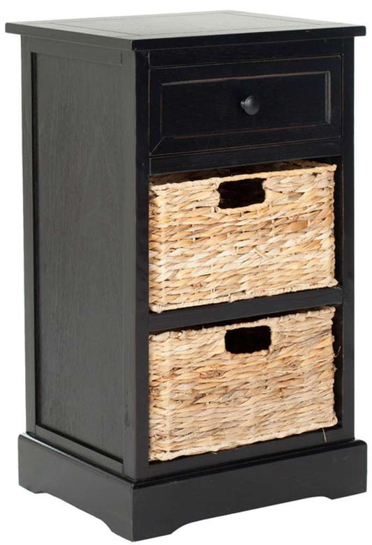 Safavieh - Carrie Side Table - Distressed Black - AMH5700B veiw 3
