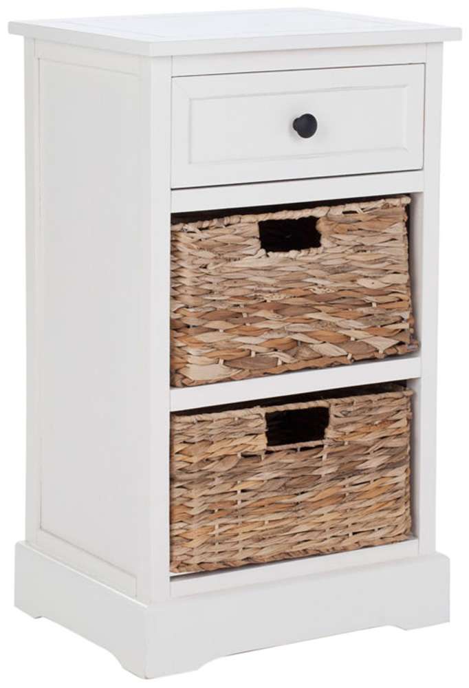 Safavieh - Carrie Side Table - Distressed Cream - AMH5700C veiw 3