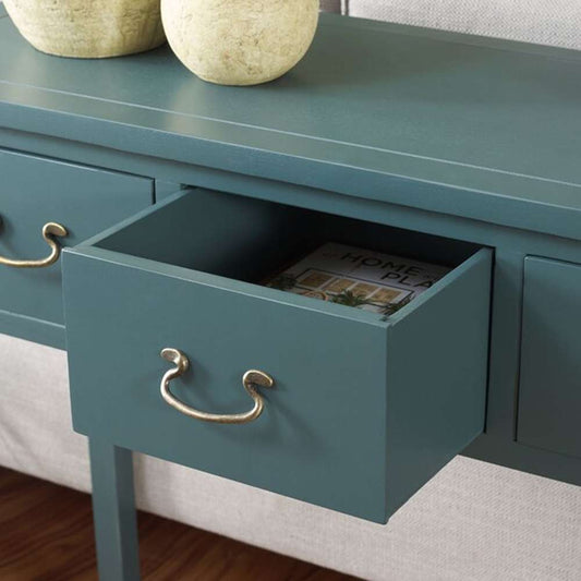 Safavieh - Cindy Console - Teal - AMH6568H veiw 2