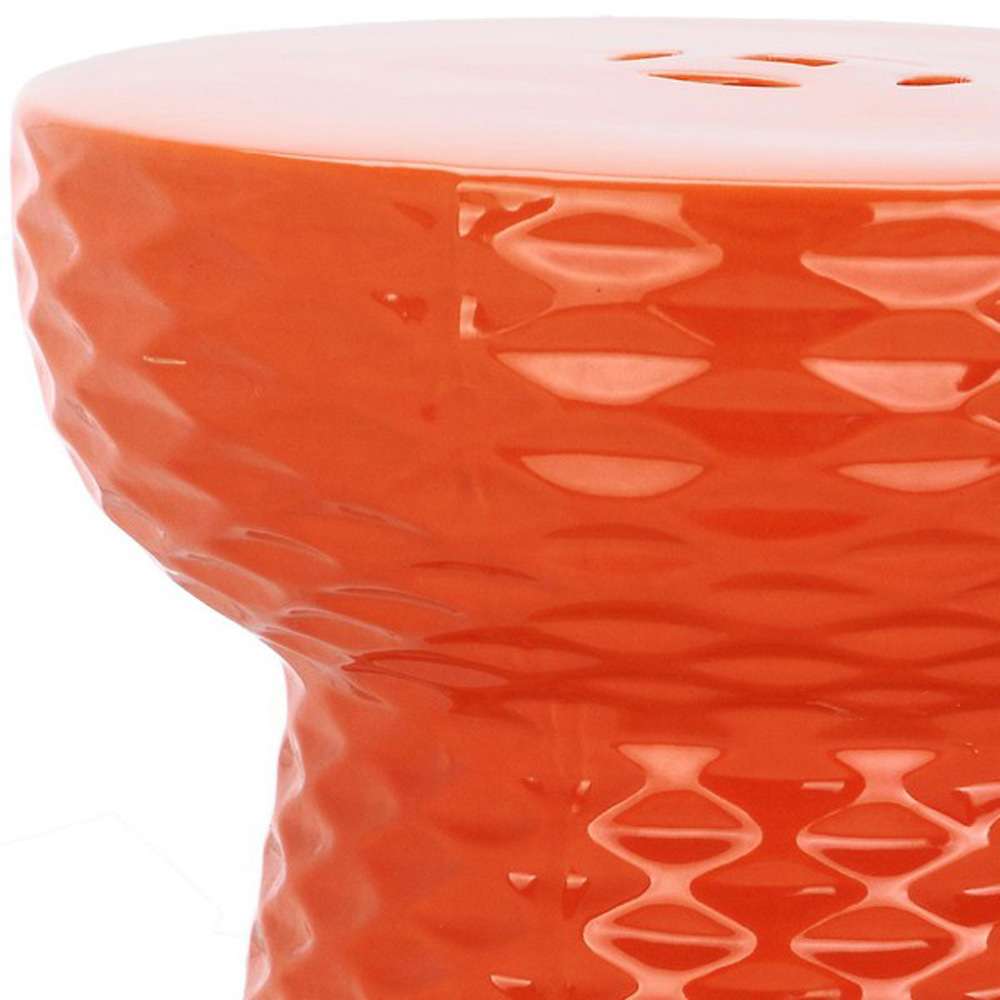Safavieh - Daphne Garden Stool - Orange - ACS4523D veiw 2