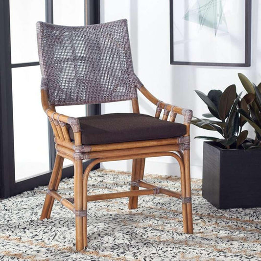 Safavieh - Donatella Chair - Brown - Brown - SEA4012C veiw 2