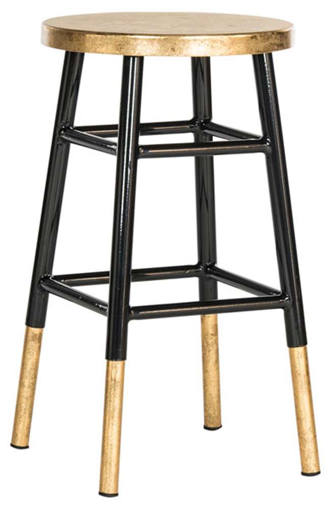 Safavieh - Emery Counterstool - Black - Gold - FOX3231C veiw 3