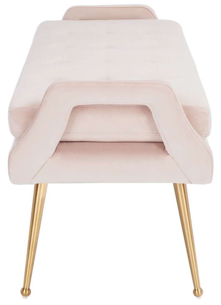 Safavieh - Everdeen Bench - Pink - Gold - BCH5200D veiw 4
