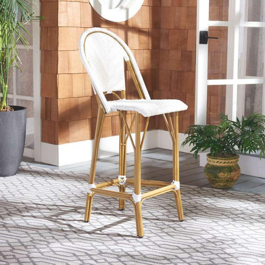 Safavieh - Ford Barstool - White - PAT4008C veiw 2