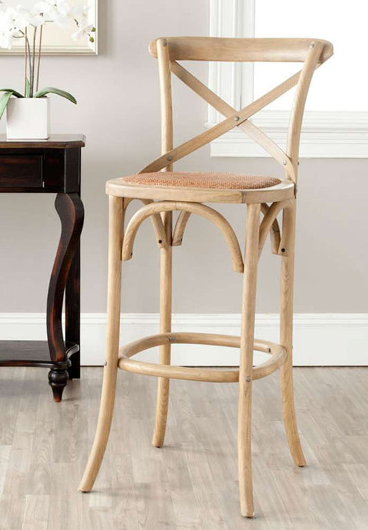 Safavieh - Franklin Barstool - Oak - AMH9502C veiw 2