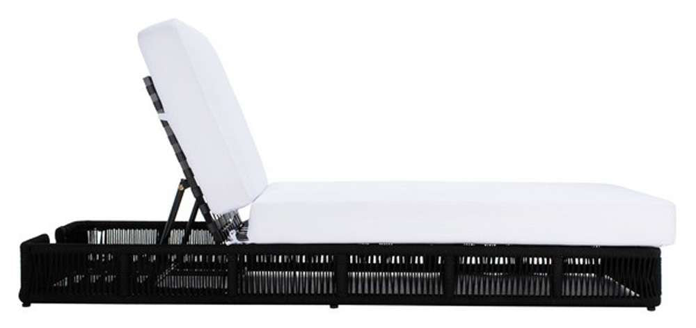 Safavieh - Gillian Sunlounger - Black - White - PAT7527B veiw 4