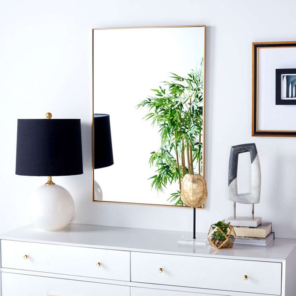 Safavieh - Harlon 24in Mirror - Brass - MRR2011C veiw 2