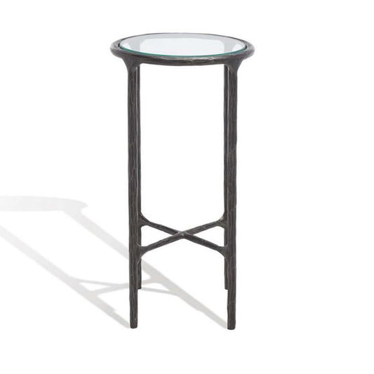 Safavieh - Jessa Metal Tall Round End Table - Black - SFV9504E veiw 2