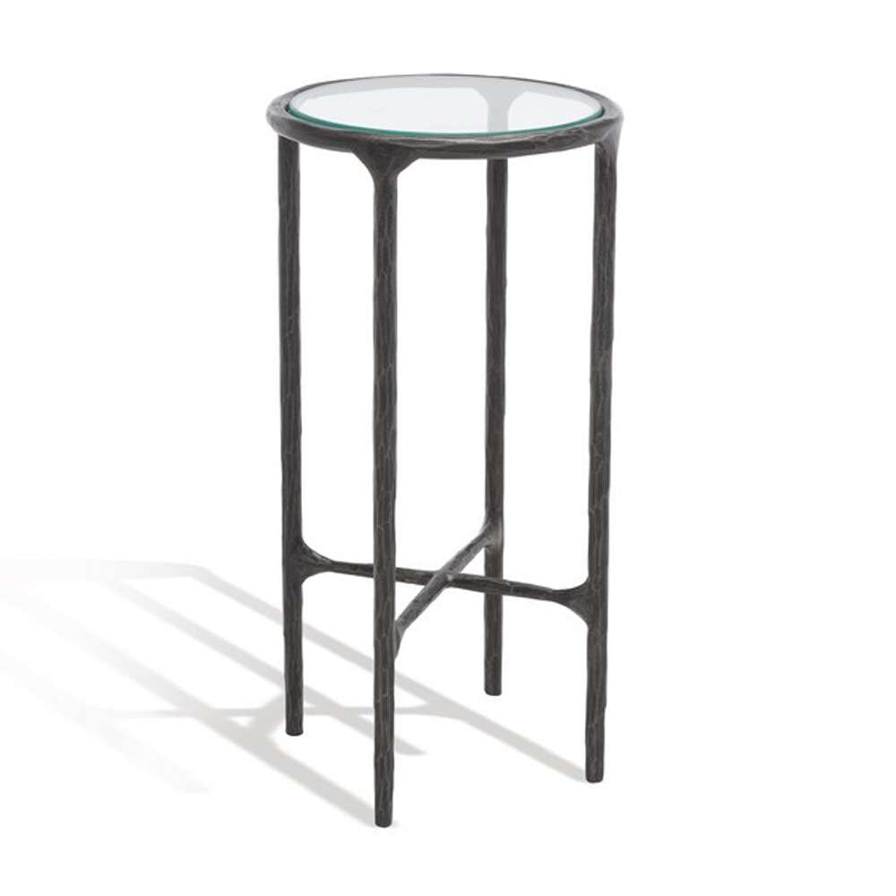 Safavieh - Jessa Metal Tall Round End Table - Black - SFV9504E veiw 4