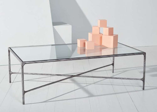Safavieh - Jessa Rectangle Coffee Table - Silver - SFV9500B veiw 2
