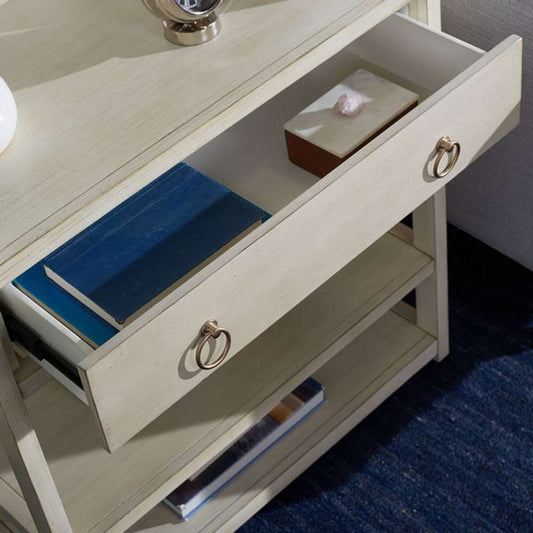 Safavieh - Johni 1 Drawer 5 Shelf Etagere - Antique - White - ETG9200B veiw 2