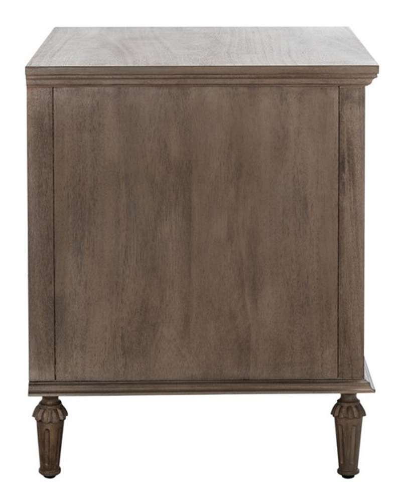 Safavieh - Lisabet 3 Drawer Wd Nightstand - Light Brown - SFV7705B veiw 5