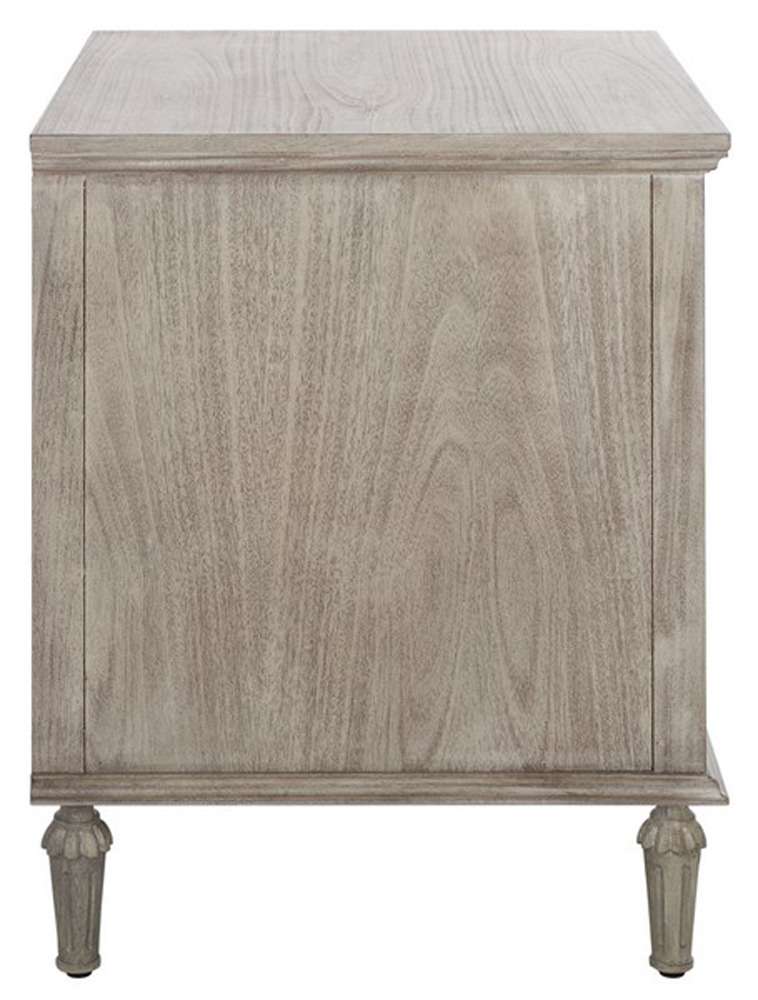 Safavieh - Lisabet 3 Drawer Wd Nightstand - Light Grey - SFV7705C veiw 5