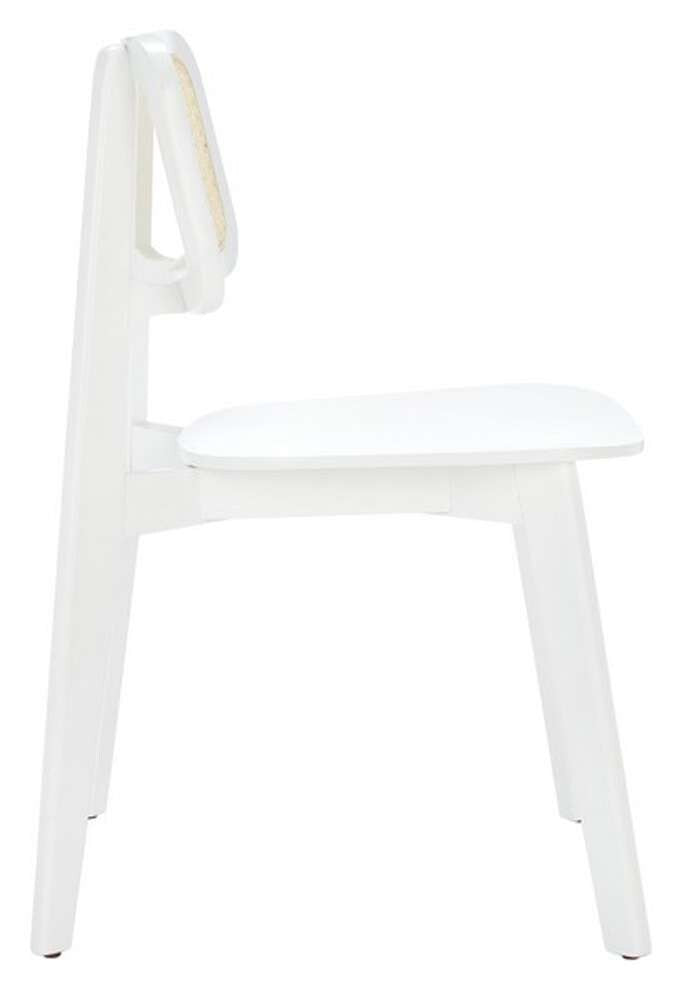 Safavieh - Luz Cane Dining Chair - White - Natural (Set of 2) - DCH1006C-SET2 veiw 4
