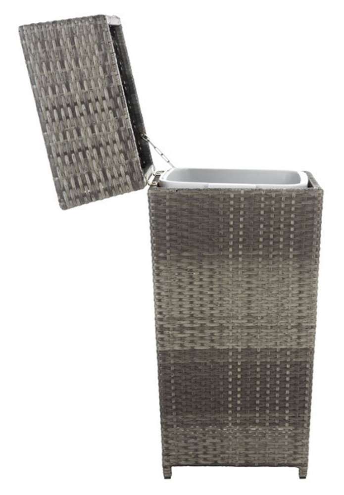 Safavieh - Mazeli Trash Bin - Grey Brown - PAT7512C veiw 4