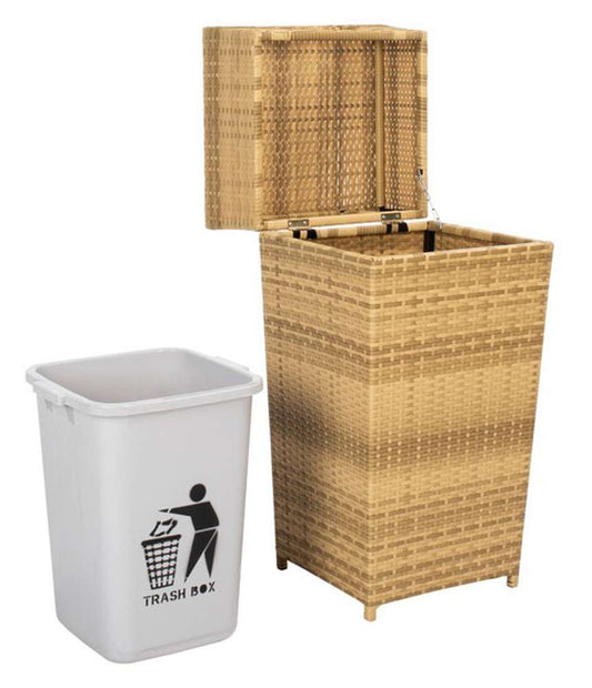 Safavieh - Mazeli Trash Bin - Natural - PAT7512D veiw 2