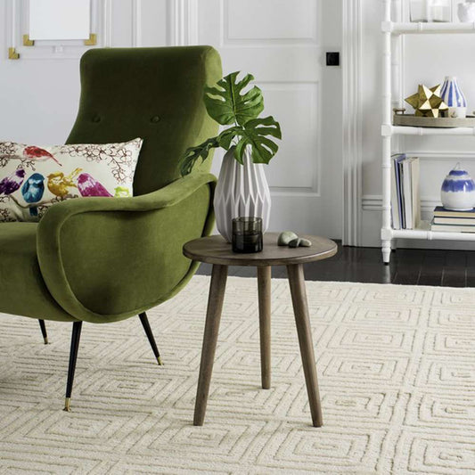 Safavieh - Orion Round Accent Table - Light Brown - ACC5700B veiw 2