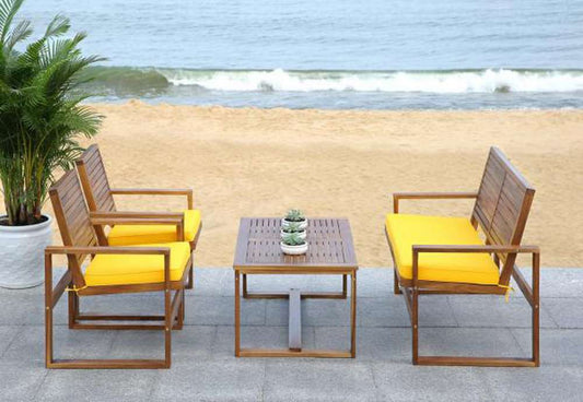 Safavieh - Ozark 4 Pc Set - Natural - Yellow - FOX6007B veiw 2