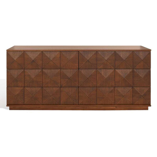 Safavieh - Patty 6 Drawer Dresser - Walnut - SFV7206B veiw 2