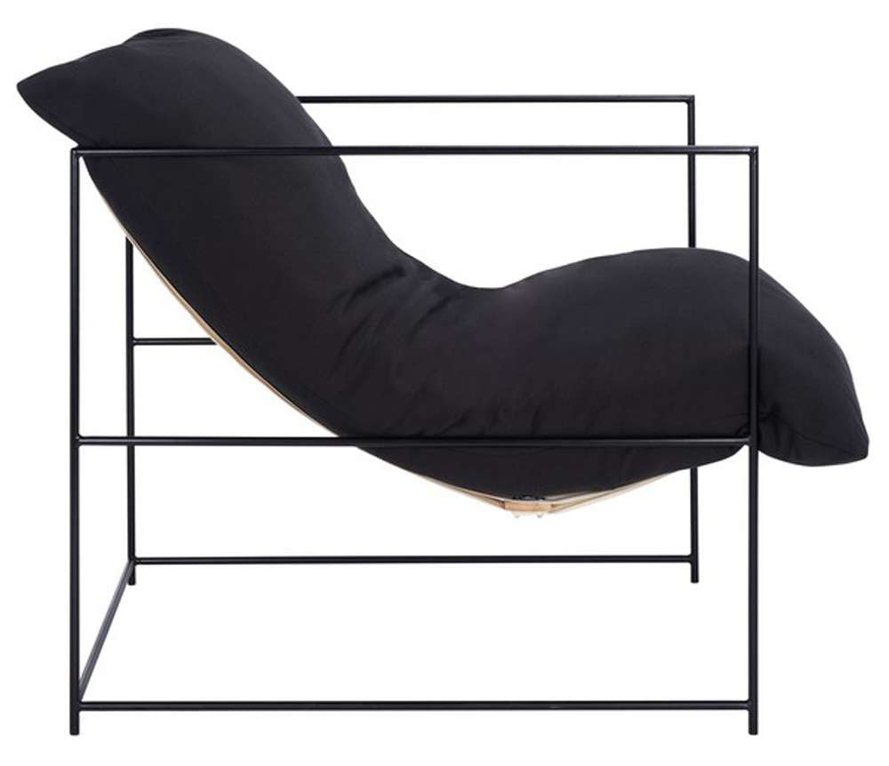 Safavieh - Portland Pillow Top Acct Chair - Black - Black - ACH4511B veiw 4