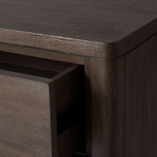 Safavieh - Rosey 3 Drawer Wood Nightstand - Light Brown - SFV7701B veiw 2