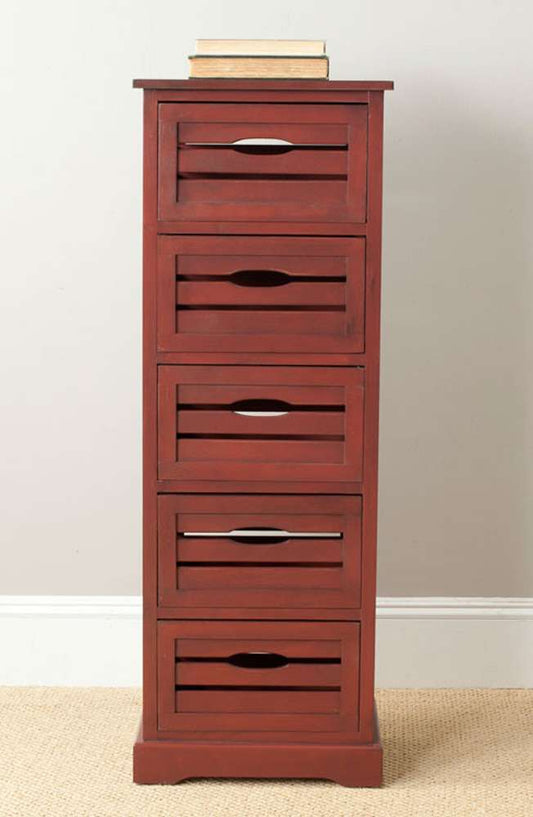 Safavieh - Sarina Cabinet - Red - AMH5714E veiw 2