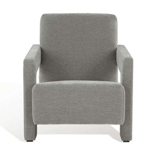 Safavieh - Taylor Modern Velvet Accent Chair - Grey - SFV5046B veiw 2