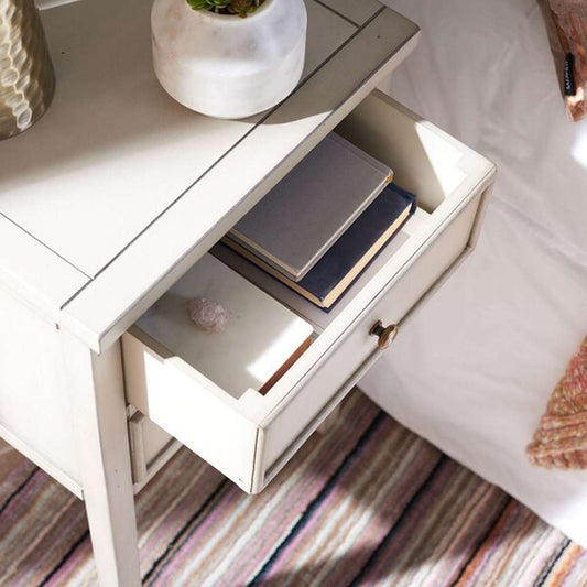 Safavieh - Toby Accent Table W Storage Drwrs - White Birch - AMH6625D veiw 2