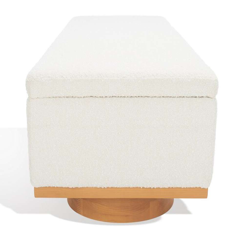 Safavieh - Vianna Boucle Bench - Ivory - Natural - SFV5049B veiw 5