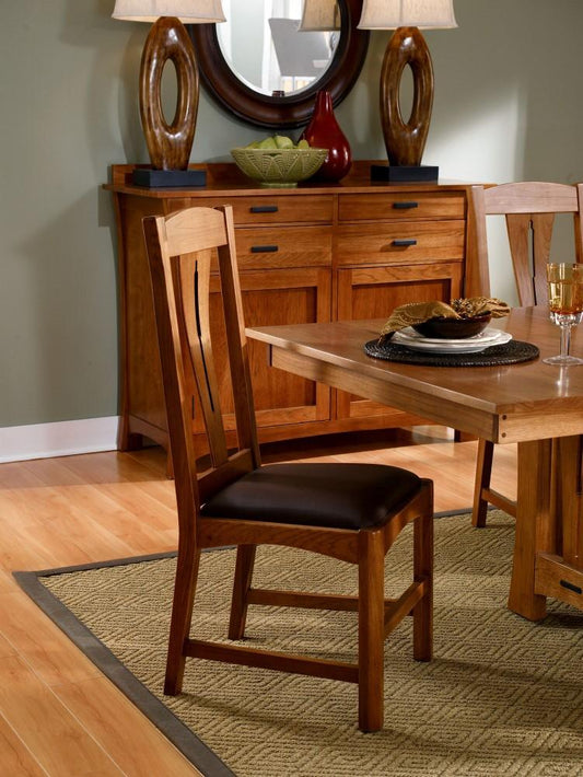 A-America - Cattail Bungalow Comfort Side Chair in Warm Amber Finish (Set of 2) - CATAM2772 veiw 2