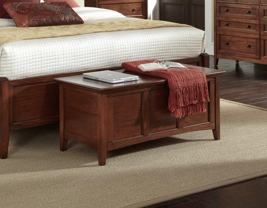 A-America - Westlake Cedar-Lined Blanket Trunk in Cherry Brown Finish - WSLCB5800 veiw 2