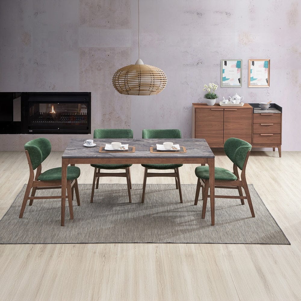 ACME Furniture - Bevis Side Chair (Set of 2) - Green & Walnut - DN02314 view 10
