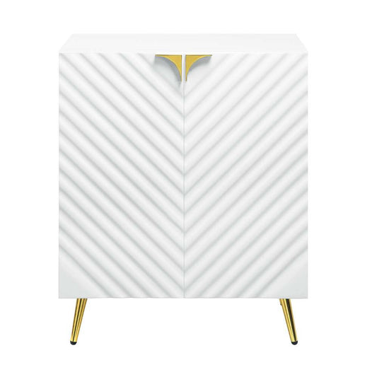 ACME Furniture - Gaines Console Table - White High Gloss - AC01141 veiw 3