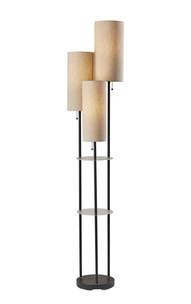Adesso Home - Trio Shelf Floor Lamp - 4305-01 veiw 1