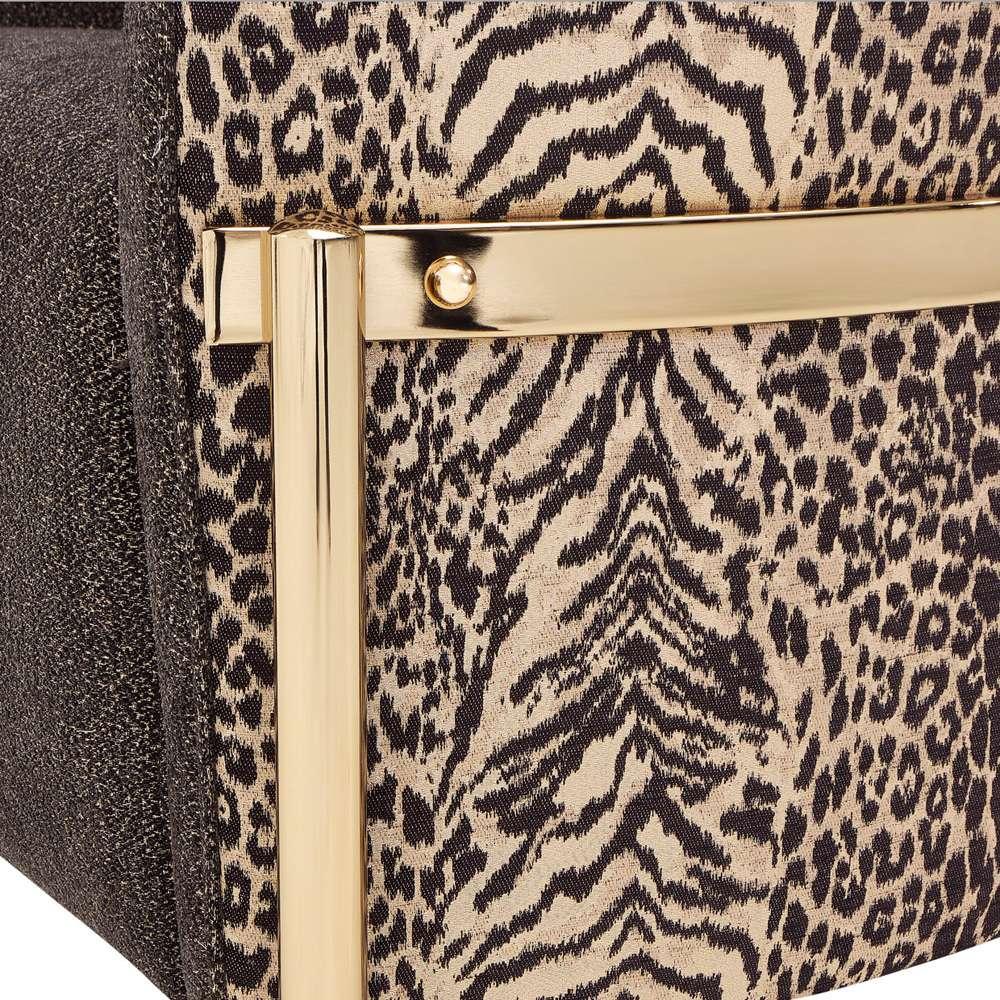 AICO by Michael Amini - Lisbon Accent Chair - Onyx/Gold - LFR-LSBN835-ONX-806 veiw 7