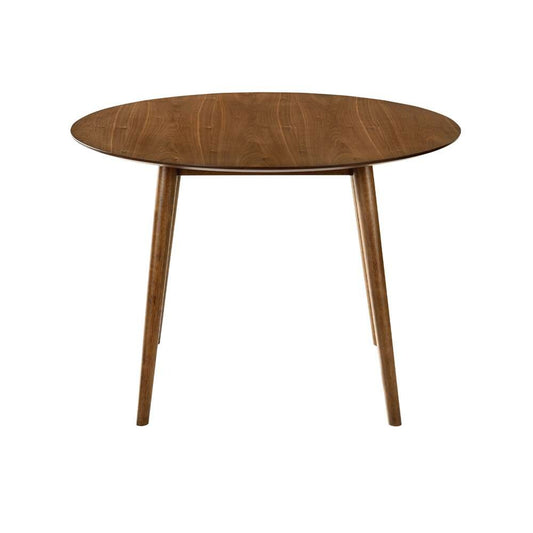 Armen Living - Arcadia 42in Round Dining Table in Walnut Wood - LCARDIWA42 veiw 2