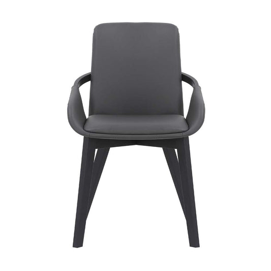 Armen Living - Greisen Modern Gray Wood Dining Room Chair - LCGRCHGR veiw 2