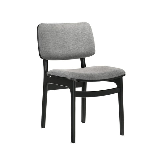 Armen Living - Laredo and Lima 5 Piece Black Rectangular Dining Set - SETLRDIBLK5D veiw 2