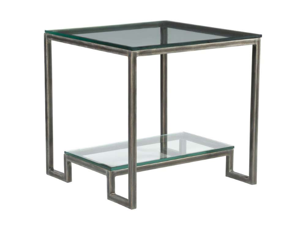 Artistica Home - Metal Designs Bonaire Square End Table-St. Laurent Finish - St Laurent finish - 01-2016-957-44 veiw 1