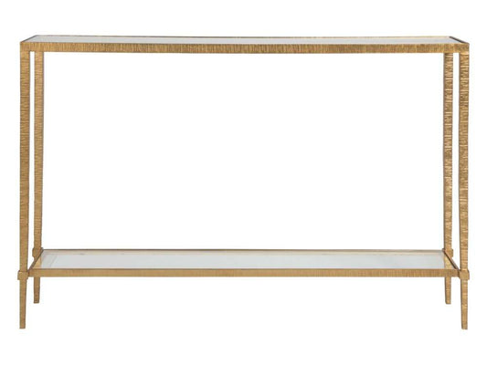Artistica Home - Metal Designs Claret Console - Gold Leaf - 01-2233-966-48 veiw 2